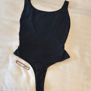SKIMS Black Bodysuit
